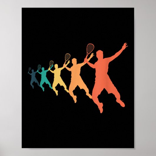 Crossminton Badminton Repat Poster (Voorkant)