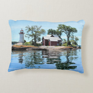 Crossover Island Lighthouse New York Accent Pillow Kussen