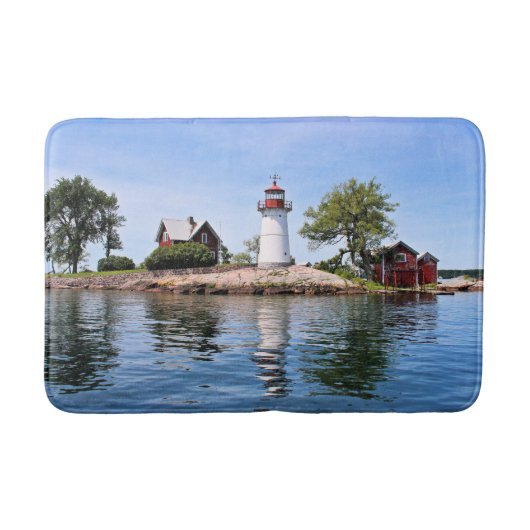 Crossover Island Lighthouse, New York Bath Mat (Voorkant)