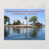Crossover Island Lighthouse, New York Briefkaart (Voorkant)