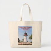 Crossover Island Lighthouse, New York Canvas tas (Voorkant)