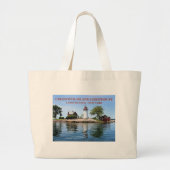 Crossover Island Lighthouse, New York Canvas tas (Voorkant)