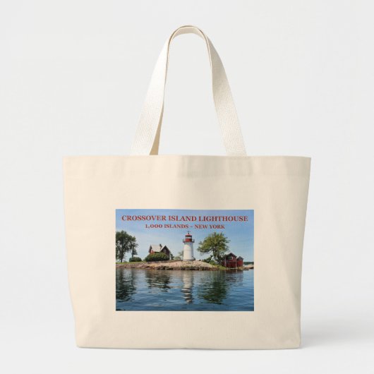 Crossover Island Lighthouse, New York Canvas tas (Voorkant)
