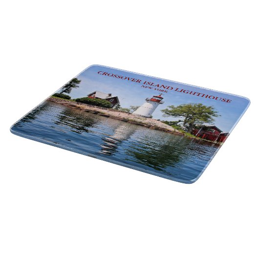 Crossover Island Lighthouse New York Cutting Board Snijplank (Hoek)
