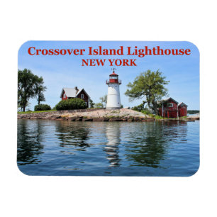 Crossover Island Lighthouse, New York Flexi-Magnet Magneet