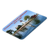 Crossover Island Lighthouse, New York Flexi-Magnet Magneet (Linkerzijde)
