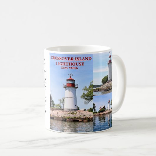 Crossover Island Lighthouse, New York Mok (Voorkant rechts)