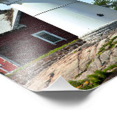 Crossover Island Lighthouse, New York Photo Print Foto Afdruk (Hoek)