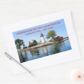 Crossover Island Lighthouse, New York Stickers (Envelop)