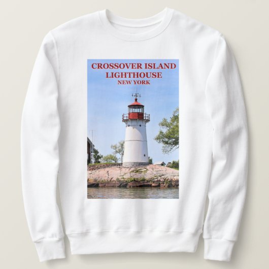 Crossover Island Lighthouse, New York Sweatshirt (Design voorkant)
