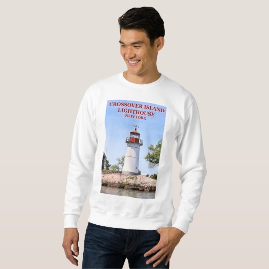 Crossover Island Lighthouse, New York Sweatshirt (Voorkant volledig)