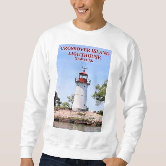 Crossover Island Lighthouse, New York Sweatshirt (Voorkant)