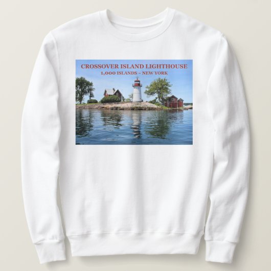 Crossover Island Lighthouse, New York Sweatshirt (Design voorkant)