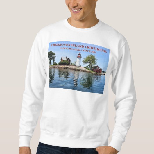 Crossover Island Lighthouse, New York Sweatshirt (Voorkant)