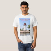 Crossover Island Lighthouse, New York T-Shirt (Voorkant volledig)