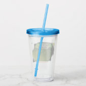 Crossover naar een andere dimensie 3D Acryl Drinkbeker (Achterkant)