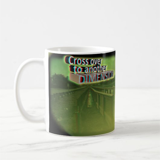 Crossover naar een andere dimensie 3D Koffiemok (Links)