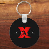 Crossover X Over Bysketbyll Kleding - Bysketbyll Sleutelhanger (Voorkant)