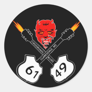 Crossroad Blues Devil Sticker