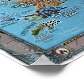 Crossroad Region Gazetter Map Poster (Hoek)