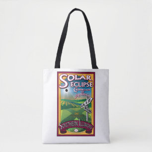Crossroad Solar Eclipse Canvas tas