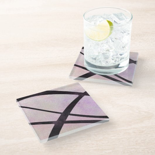 Crossroads Glazen Onderzetter (Schuin)