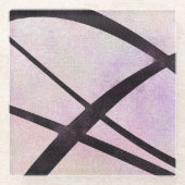 Crossroads Glazen Onderzetter (Voorkant)