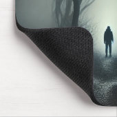 Crossroads in the Fog - Gloomy Forest Art Print Muismat (Hoek)