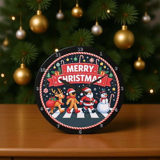 Crosswalk Christmas Grote Klok