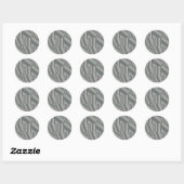 Crosswalk Collage Ronde Sticker (Vel)