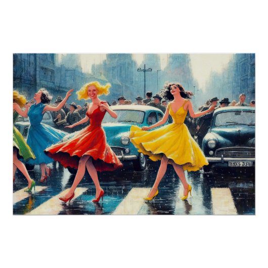 Crosswalk Dance Perfect Poster (Voorkant)
