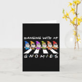 Crosswalk leuk kerst hangen met mijn kabouters voo kaart (Gele Bloem)