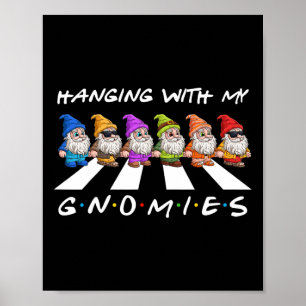 Crosswalk leuk kerst hangen met mijn kabouters voo poster