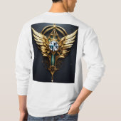 "CrossWear", de T - shirts van de gelovige. (Achterkant)