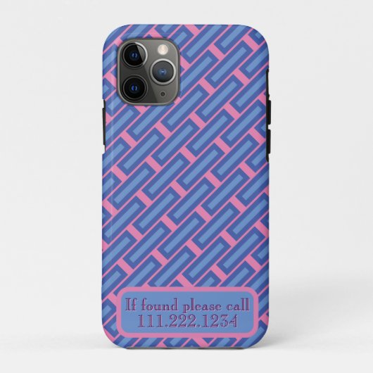 "Crossweave" iPhone / iPad hoesje (Achterkant)
