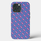"Crossweave" Patroon iPhone Case (Achterkant)