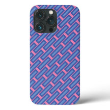 "Crossweave" Patroon iPhone Case
