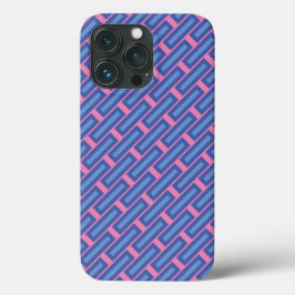 "Crossweave" Patroon iPhone Case