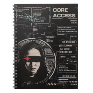 Crosswired - Techno-Brutalist Streetwear Design Notitieboek