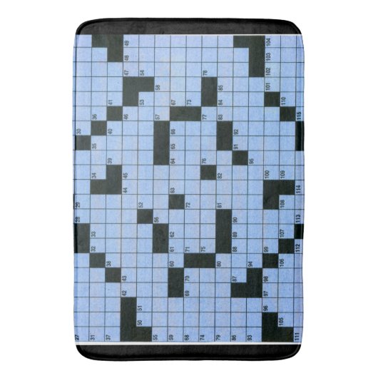 Crossword Badmat (Voorkant Verticaal)