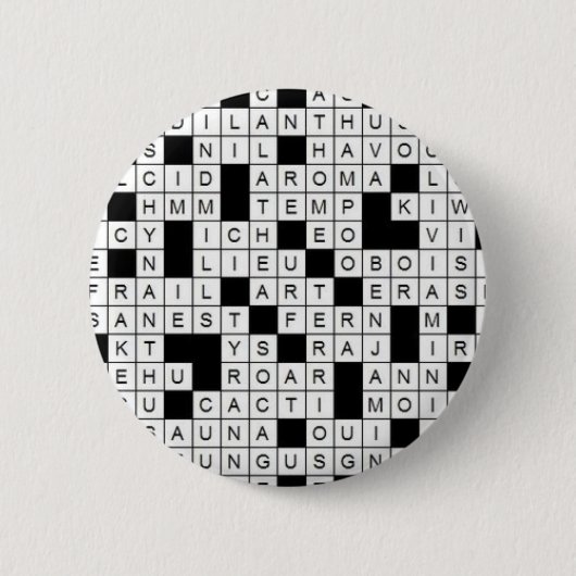 Crossword Button (Voorkant)
