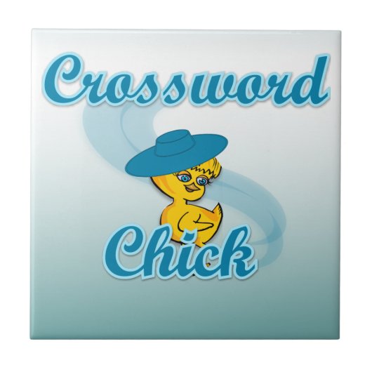 Crossword Chick #3 Tegeltje (Voorkant)