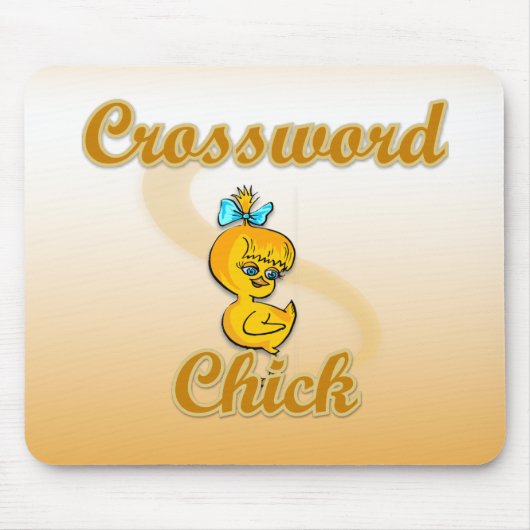 Crossword Chick Muismat (Voorkant)
