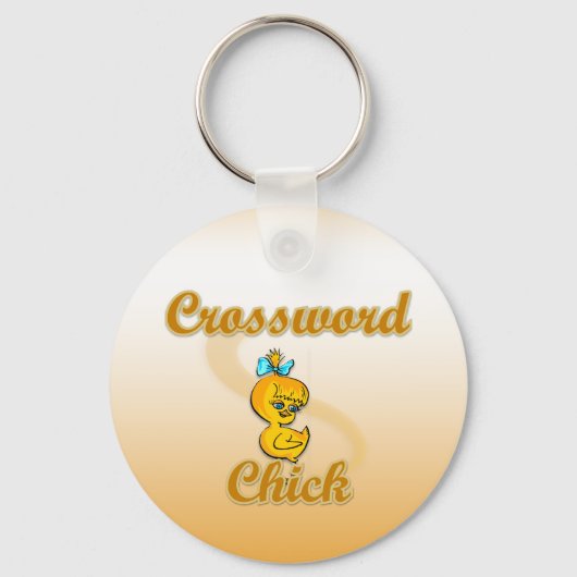 Crossword Chick Sleutelhanger (Voorkant)