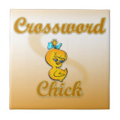 Crossword Chick Tegeltje (Voorkant)