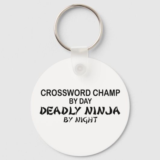 Crossword Deadly Ninja bij nacht Sleutelhanger (Voorkant)