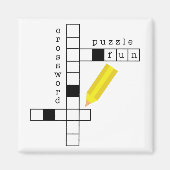 Crossword Fun Magneet (Voorkant)