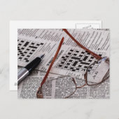 Crossword Genius Briefkaart (Voorkant / Achterkant)