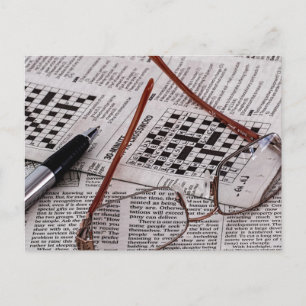 Crossword Genius Briefkaart