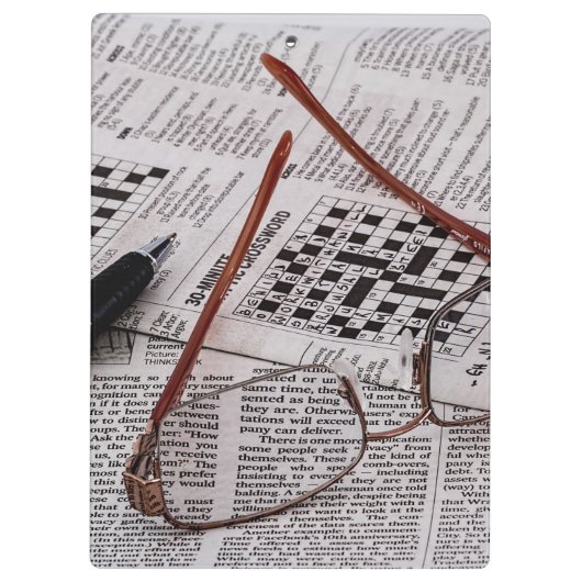 Crossword Genius Klembord (Achterkant)